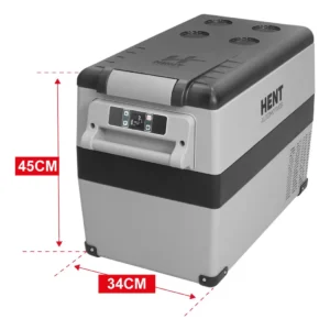Refrigerador portátil de 42 litros – Quadrivolt para camping e autocaravanas